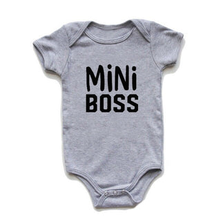 Unisex Baby Romper: Mini Boss (3-24M) Babyclothing Babyboy Babyromper Baby Clothes Baby clothing set