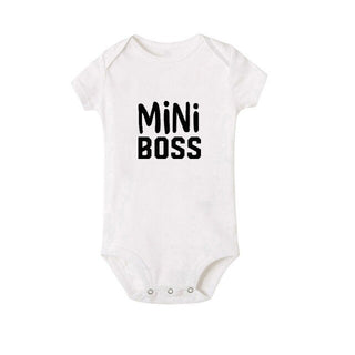 Unisex Baby Romper: Mini Boss (3-24M) Babyclothing Babyboy Babyromper Baby Clothes Baby clothing set