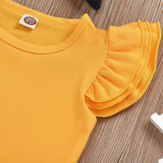 3Pcs New Born Baby Girl Long Sleeve Romper Tops Floral Pants Headband Clothes Set