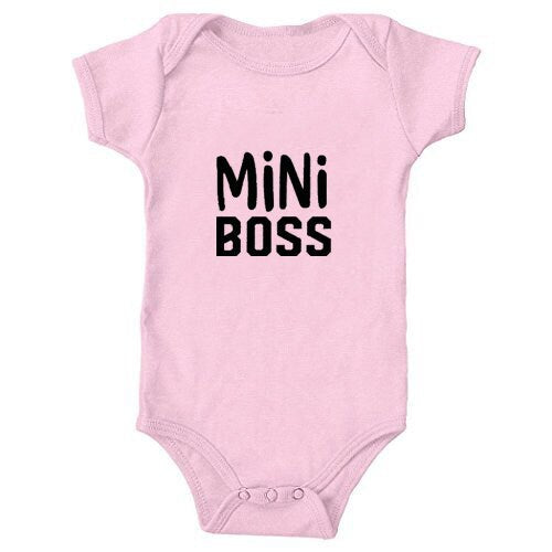 Unisex Baby Romper: Mini Boss (3-24M) Babyclothing Babyboy Babyromper Baby Clothes Baby clothing set