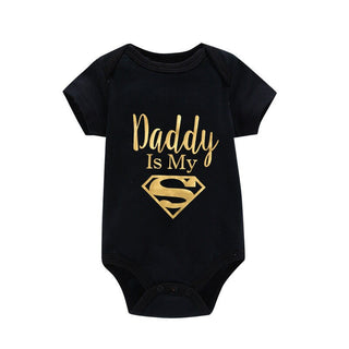 Unisex Baby Romper: Daddy is my king (0-24Months) Babyclothing Babyboy Babyromper Baby Clothes Baby clothing set