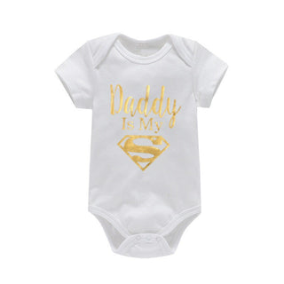Unisex Baby Romper: Daddy is my king (0-24Months) Babyclothing Babyboy Babyromper Baby Clothes Baby clothing set