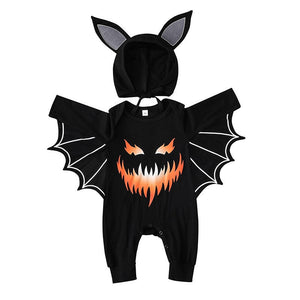 Drakula Baby Halloween Strampler Kostüm Langarm (0-18 Monate) Babykleidung Babygeschenke Baby Strampler Babyoutfit Herbst Halloween Party