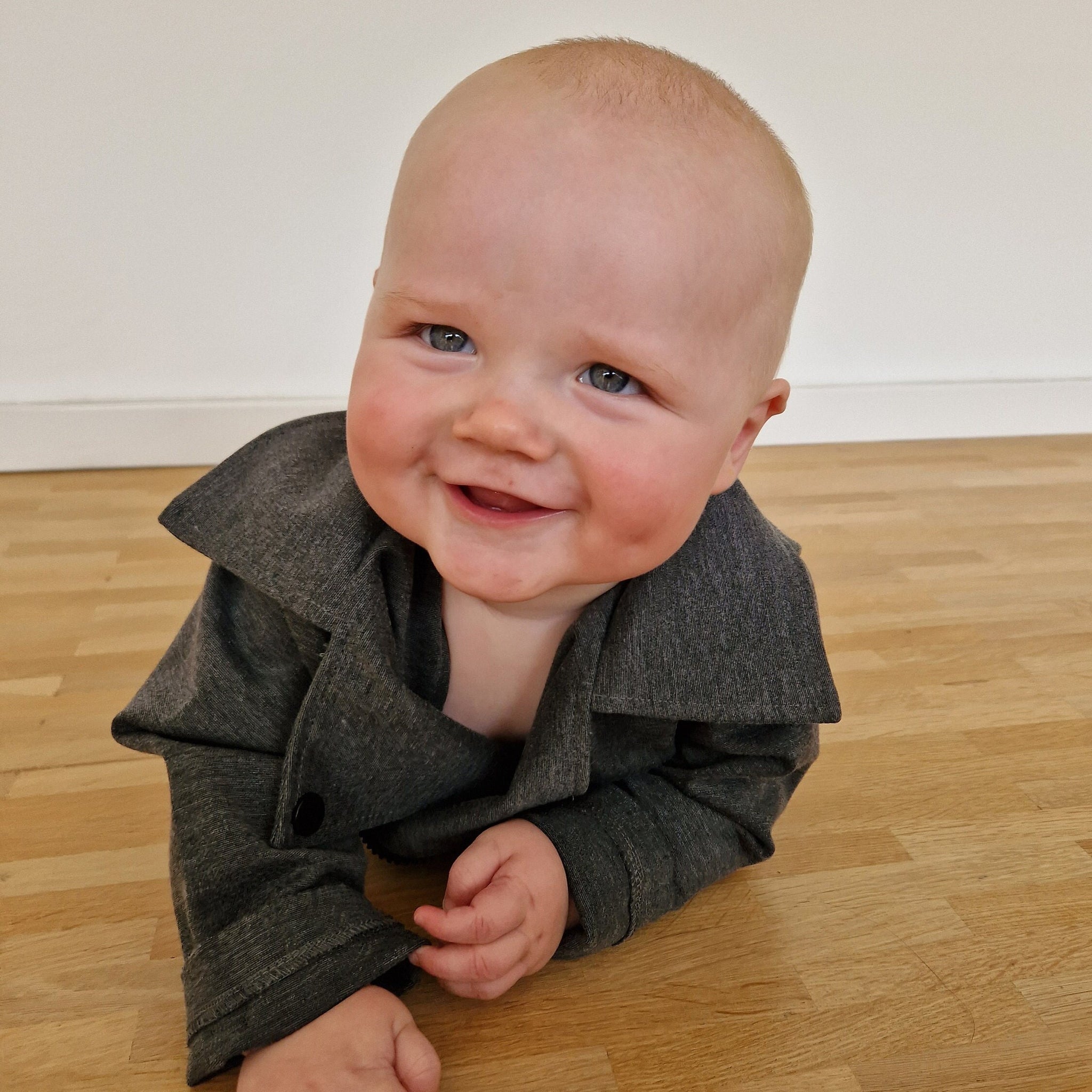 Baby Boy Autumn Baby Gentleman Jumpsuit - three colours (3-18 months)