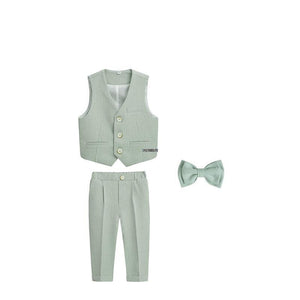 Neugeborenes Baby Strampler-Set Babygeschenk Babykleidung Junge (12 Monate -12 Jahre) Taufanzug Junge Baby Junge Baby Anzug Hochzeit Baby