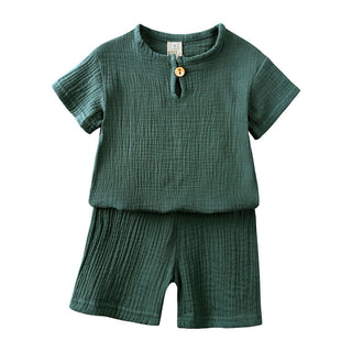 Baby Baumwollen Leinenset ( 2-7 Jahre) Sommeroutfit Junge Baby Junge Outfit Baby Outfit Taufe