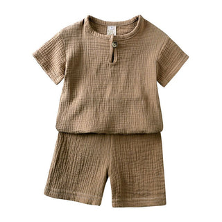 Baby Baumwollen Leinenset ( 2-7 Jahre) Sommeroutfit Junge Baby Junge Outfit Baby Outfit Taufe