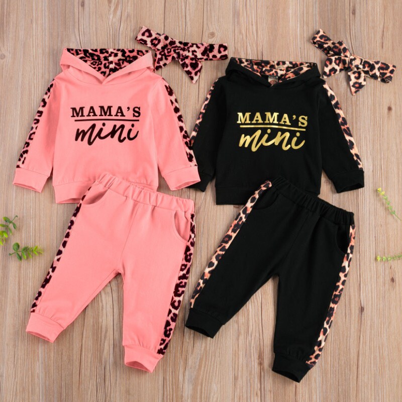 Baby Mädchen Set: Mama's mini (3-24 Monate) Neugeborenen Kleidung Set Babykleid Babymädchen Mädchenkleidung