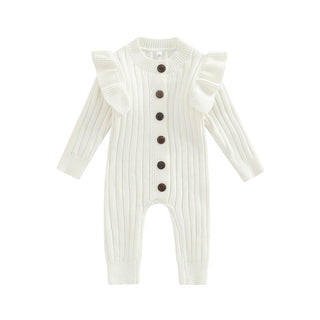 Baby Mädchen Herbst Strampler in Pink, Weiß und Braun (3-18 Monate) Neugeborenen Kleidung Set Babykleid Babymädchen Mädchenkleidung