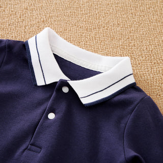 Baby Strampler Outfit für Jungs in Blau und Weiß Babykleidung (0-24 Monate) Taufkleidung Junge Baby Taufanzug Junge Baby Anzug Baby Junge